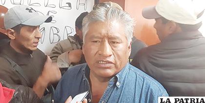 Hugo Gutiérrez lidera uno de los comités cívicos ad hoc de Oruro /LA PATRIA
