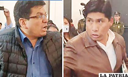 Flores acusó a Aguilar de no haber contado los votos y manipular la sesión /ERBOL
