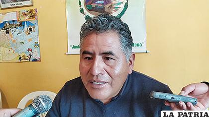 Samuel Mendizábal dice que buscará ser electo 
nuevamente como cabeza de la Fedjuve /LA PATRIA

