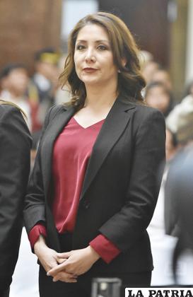 Isabel Fernández, ministra de Comunicación /APG