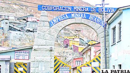 El hecho ocurrió al interior de la empresa minera Huanuni 
 /LA PATRIA
