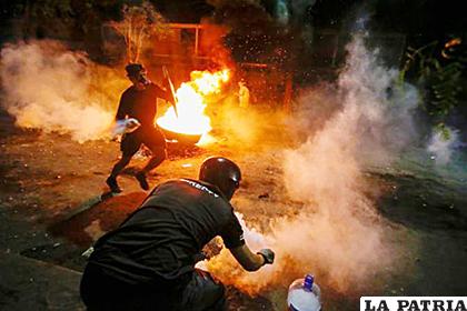 Las manifestaciones se realizaron en la noche del miércoles /SANTA MARÍA AL DÍA