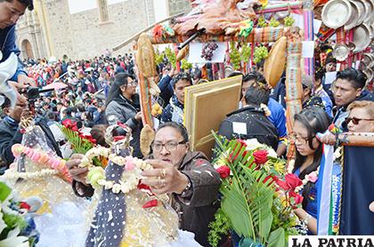 Proyecto de Ley pretende enaltecer la fe a la Virgen del Socavón  /LA PATRIA /ARCHIVO
