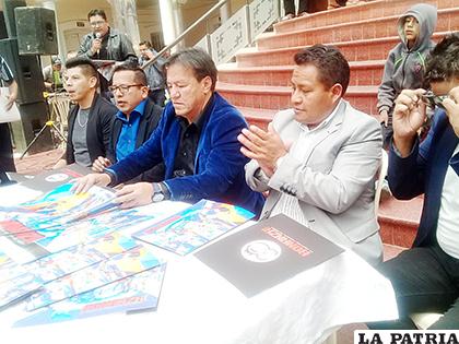 Integrantes de Bonanza llegaron a Oruro a presentar su disco 