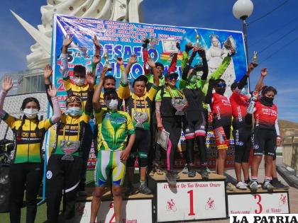 Terminar a los pies de la Virgen del Socavón un orgullo para todos los ciclistas /Ciclismo Oruro