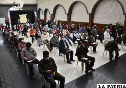 Ayer se reactivó el COEM en el municipio de Oruro / GAMO