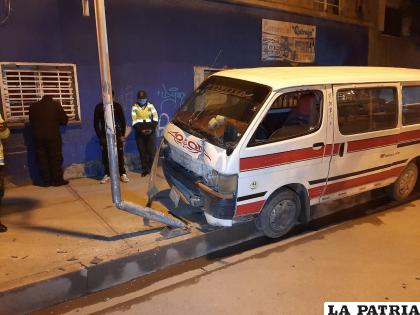 El accidente dejó daños materiales de consideración /LA PATRIA