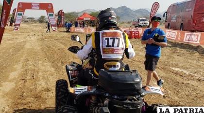 Suany y Leonardo Martínez, de regular participación en el Dakar /Foto: RRSS