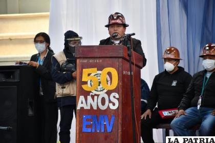 Elías Colque, ejecutivo de la Central Obrera Departamental /LA PATRIA