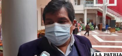 Gobernador de Oruro, Edson Oczachoque /LA PATRIA