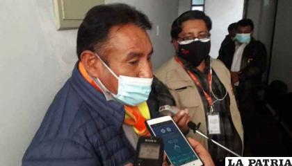Presidente de la BPO, Elías Choque, dio a conocer de los casos confirmados  /nomada.bo