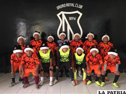 Los niños del Oruro Royal confraternizarán deportivamente estos días /Oruro Royal