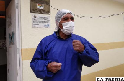 Sabino Soto Mollo, auxiliar de enfermería del Centro de Salud de San Pedro de Totora /LA PATRIA