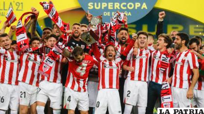 Athletic Club, campeón de la Supercopa de España, tras ganar a Barcelona /as.com