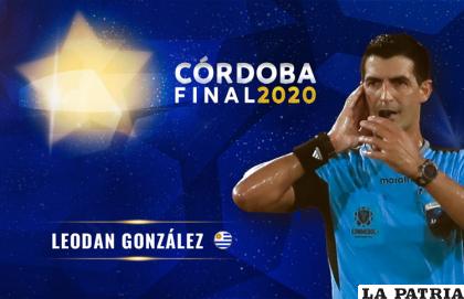 El uruguayo Leodán González dirigirá la final /conmebol.com