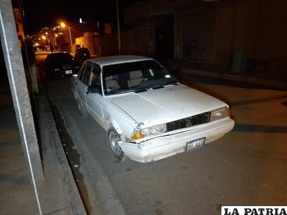 El conductor manejaba este vehículo al momento del impacto /LA PATRIA