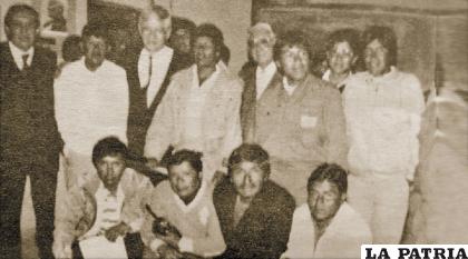 (Izquierda) Carlos Bedregal, uno de los gerentes que habitó la casa gerencial que hoy es el Colegio Alemán nivel secundario.