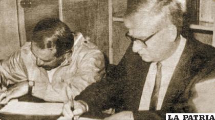Uno de los gerentes de origen inglés que tuvo la empresa – Kenneth Lyons (1970)