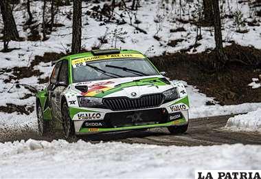El boliviano Marco Bulacia Wilkinson, de buena labor en el inicio del Rally Mundial /RRSS