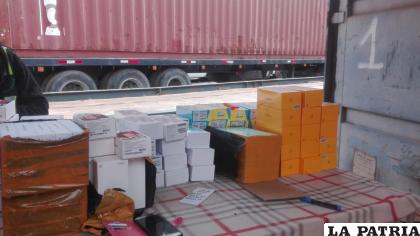 Los celulares fueron comisados en la localidad de Burguillos /Aduana
