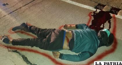 El sujeto que fue atropellado el jueves, aún no fue identificado /LA PATRIA