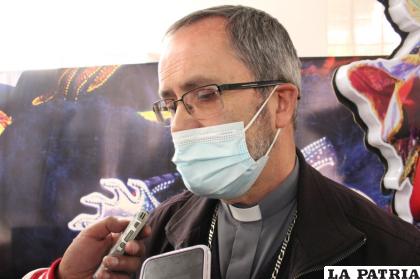Obispo de la Diócesis de Oruro, Monseñor Cristóbal Bialasik /LA PATRIA