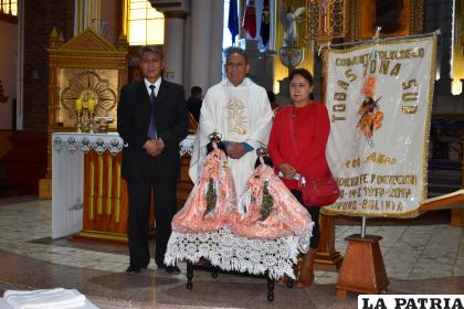 Directorio del Conjunto Tobas Zona Sud en el Santuario del Socavón /Yerko Rojas