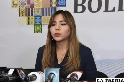 La Viceministra de Comunicación expresó su preocupación ante el incremento de casos /ABI