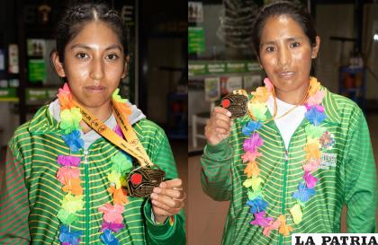 Sofía Luizaga y Ana María Marza, grandes promesas en el atletismo boliviano /LA PATRIA