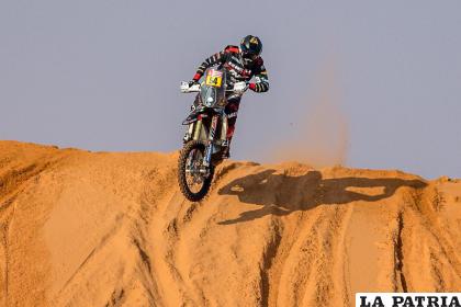 El piloto boliviano Daniel Nosiglia demuestra su destreza en la competencia /Team Nosiglia
