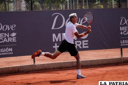Murkel Dellien en el Circuito Dove Men Care Legión Sudamericana /FBT