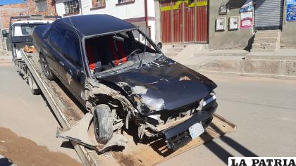 Se halló cerveza en el interior del carro siniestrado /LA PATRIA