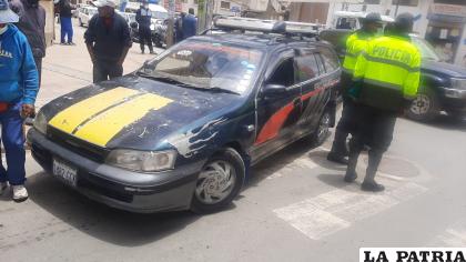 El taxista fue conducido a dependencias de la Policía /LA PATRIA