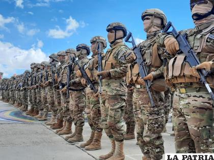 Militares intervinieron el motorizado con mercadería ilegal 
/Viceministerio de Lucha Contra el Contrabando
