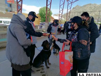 Adiestramiento de canes raza Rottweiler /LA PATRIA