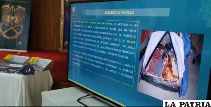 El hecho sucedió en una carpa la noche del 6 de enero /Captura de video