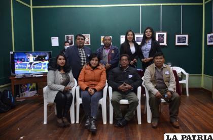 Algunos expositores e invitados en la exposición “Generación Fotográfica” / LA PATRIA 
