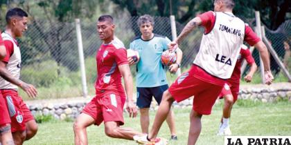 El cuadro tarijeño trabaja bajo las órdenes de Víctor Hugo Andrada /RR.SS.