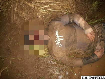 El cadáver fue hallado en un rio la tarde del lunes  /cortesía