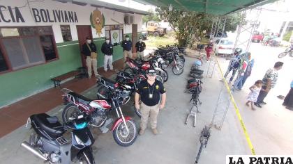 Diprove logró recuperar 14 motos robadas y dar con el autor intelectual / Clave300