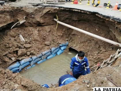 Sifonamientos inician en la Avenida América y la calle Iquique /LA PATRIA
