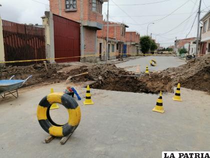 Conos restringen el paso del boquete /LA PATRIA
