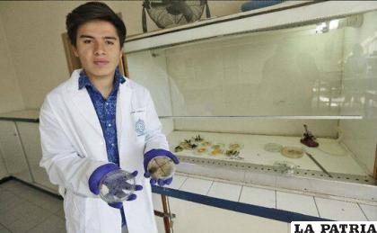 El joven Jorge Miles y su descubrimiento ambiental /EL TIERRERO
