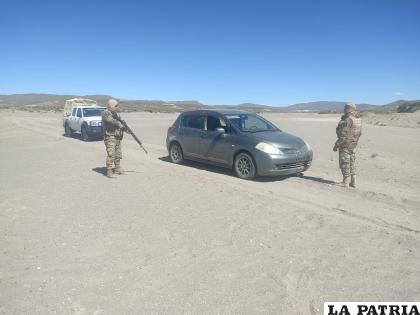 Foto referencial de una intervención militar /Viceministerio de Lucha Contra el Contrabando