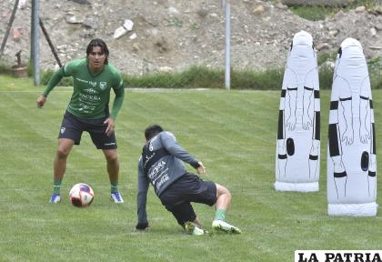 Marcelo Martins es el único “legionario” en la concentración /APG