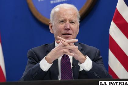 El presidente de EEUU Joe Biden /Foto AP /Andrew Harnik