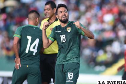 Rodrigo Ramallo fue autor del segundo gol de Bolivia, fue un 
golazo /FBF