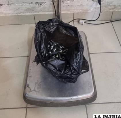 Llevaban aproximadamente dos kilos de droga /Cortesía