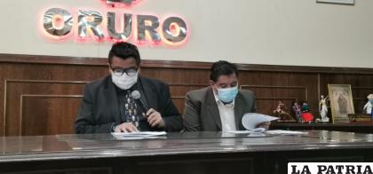 La conferencia de prensa brindada por autoridades de la Gobernación /LA PATRIA
