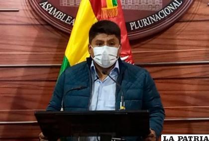 Leonardo Loza, senador del MAS  /EL PAÍS TARIJA